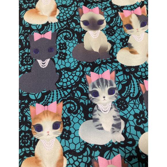 Womens Amelia Rose Leggings Cat Feline Design Multicolor Size TC 16-22/24 EUC - Picture 2 of 5